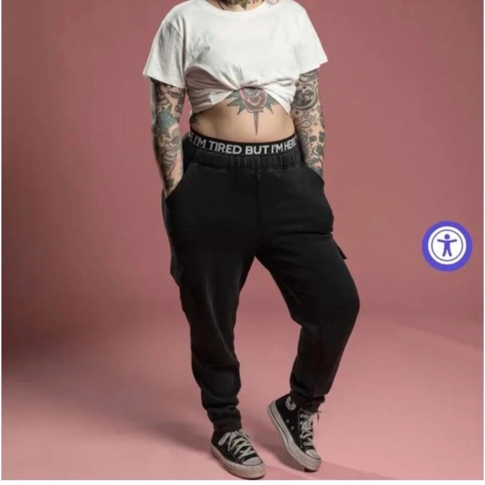 Black Women’s cargo sweatpants